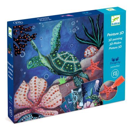 Направи 3D картини с акварел океански дълбини