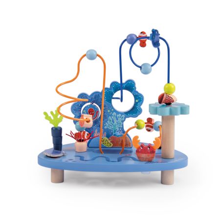 Детски дървен лабиринт с мъниста