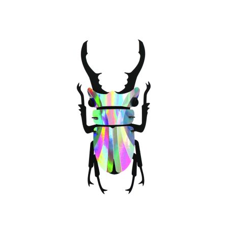 3d модел за сглобяване бръмбар рогач - многоцветно