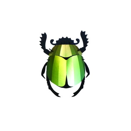 3d модел за сглобяване скарабей - зелено