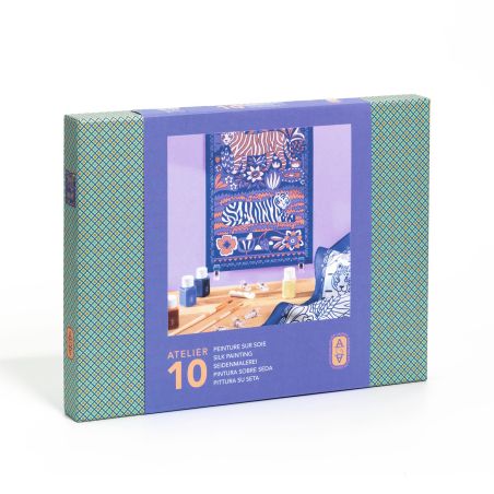 Ателие 10 рисуване върху коприна