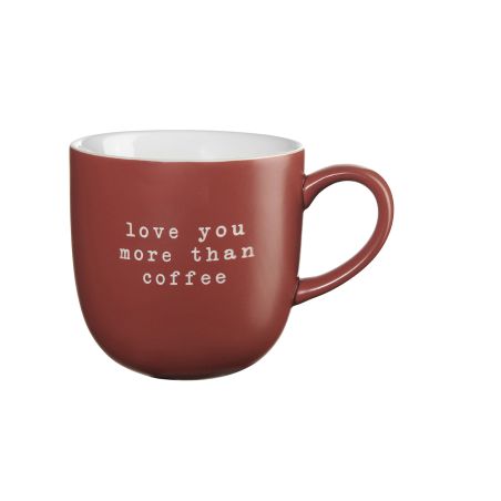 Чаша Hey! 0,350мл - тъмно червено