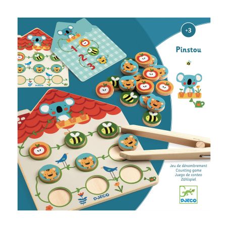 Образователна игра за броене и ловкост