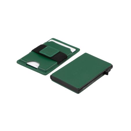 Портфейл MagSafe 2 в 1 8 карти - зелено