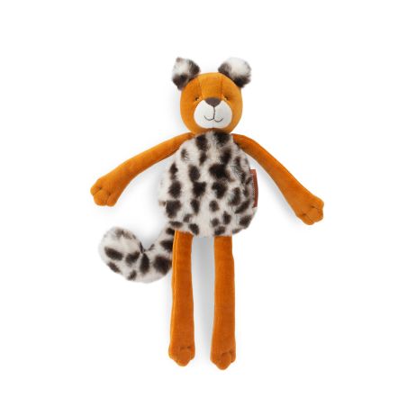 Мека играчка дрънкалка леопардът Тайго