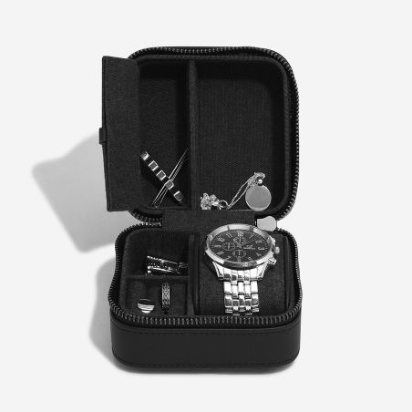 Кутия за часовник и бижута Stackers - черно