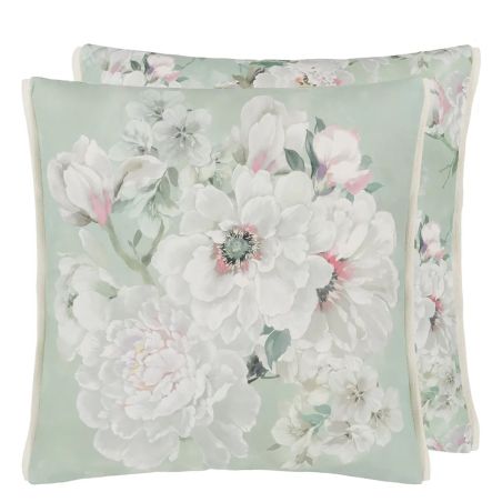 Възглавница Fleur Blanche Eau De Nil  Designers Guild -...