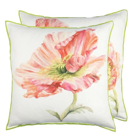 Възглавница Coquelicot Designers Guild - корал