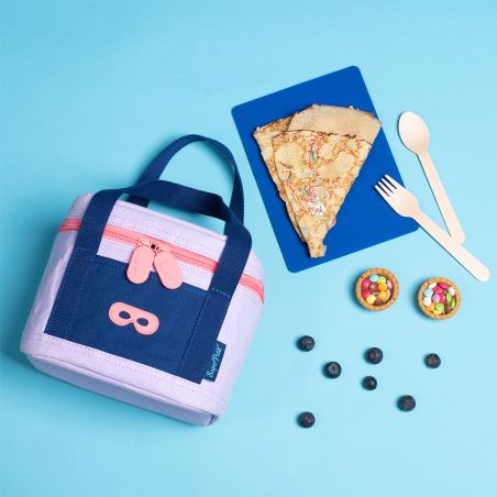 Термо чанта за обяд - лилаво