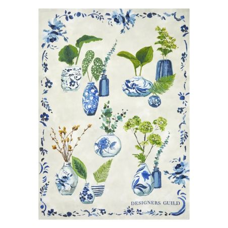 Одеяло Kawana Designers Guild - синьо