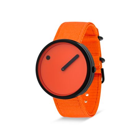 Часовник PICTO Ocean Ghost Net 40 mm - оранжево