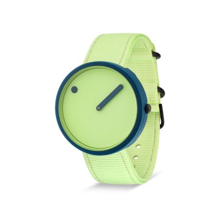 Часовник PICTO Ocean Ghost Net 40 mm - светло зелено