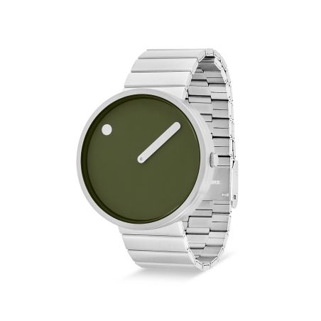 Часовник PICTO 40 mm стоманена каишка