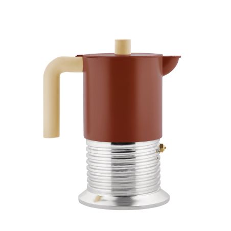 Кафеварка Vite 6 чаши Alessi - кафяво
