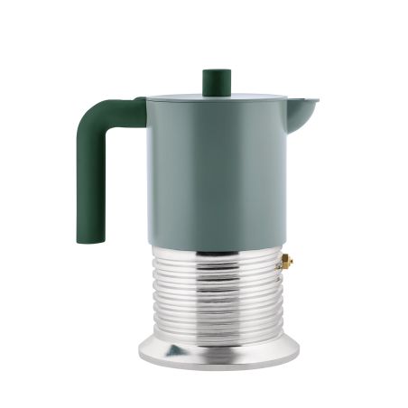 Кафеварка Vite 6 чаши Alessi - зелено