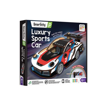 Дървен конструктор спортна кола Smart Games