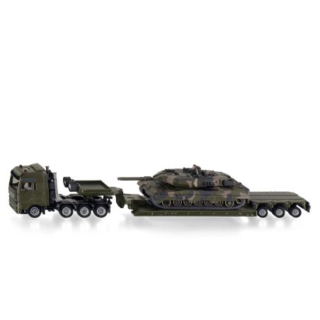 Играчка военен влекач с танк 1:50 SIKU