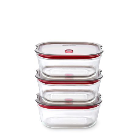 Комплект стъклени кутии 3х900мл Stack + Nest Black+Blum