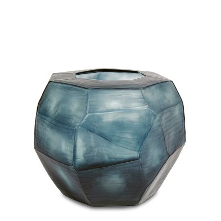 Ваза Cubistic round Guaxs - тъмно синьо
