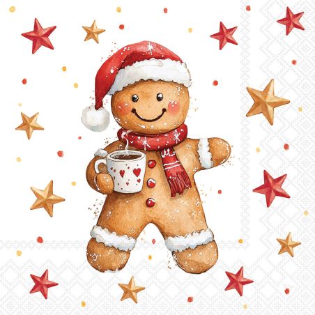 Салфетка 33см 33см 20бр COCOA AND COOKIE Ambiente