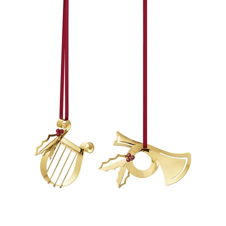Коледни играчки Арфа и Рог Georg Jensen