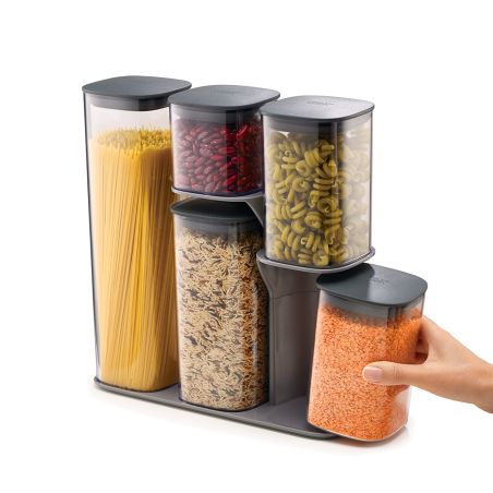 Буркани Podium™ 5бр. - сиво