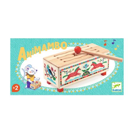 Дървен барабан Animambo