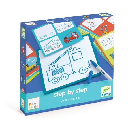 Образователна игра нарисувай стъпка по стъпка момче